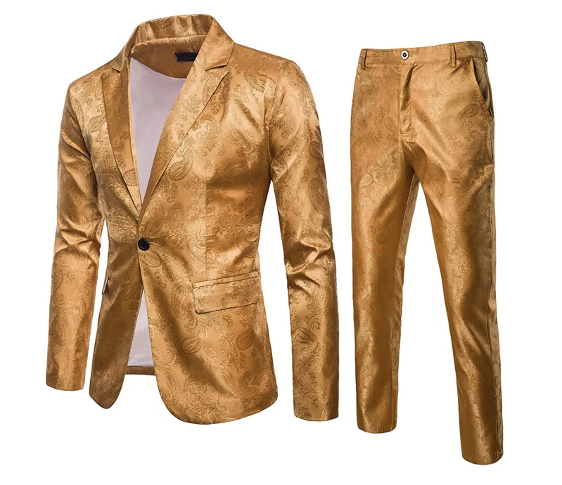 Business Herren Anzug Aaron Elegant in Gold