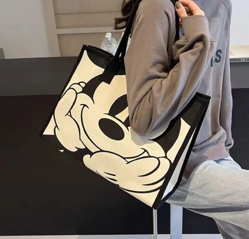 Große Disney Leinen Damen Tasche Dua