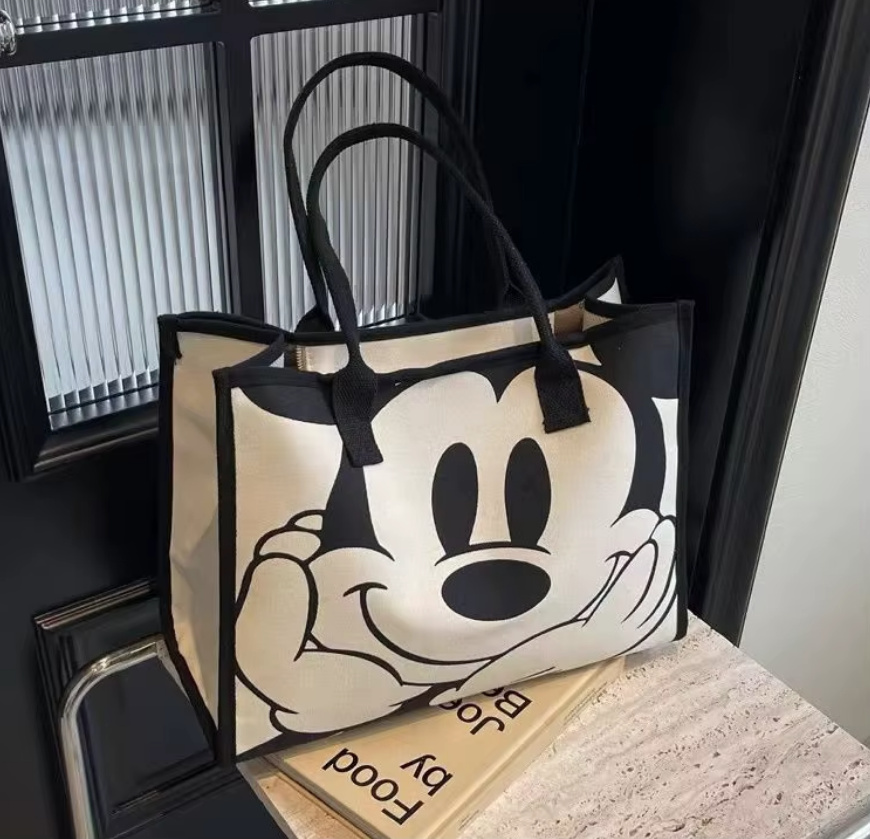 Große Disney Leinen Damen Tasche Dua