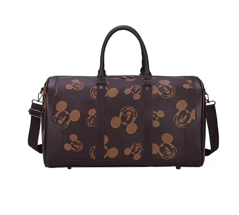 PU Leder Disney Reisetasche in Braun