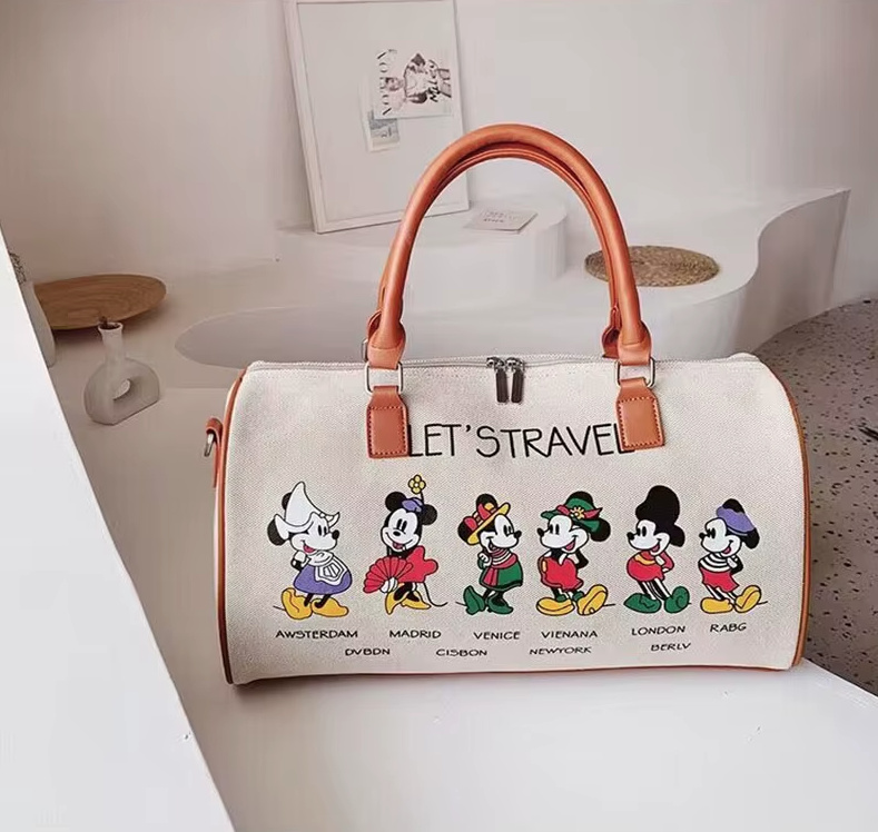 Cartoon Disney Reisetasche in Beige